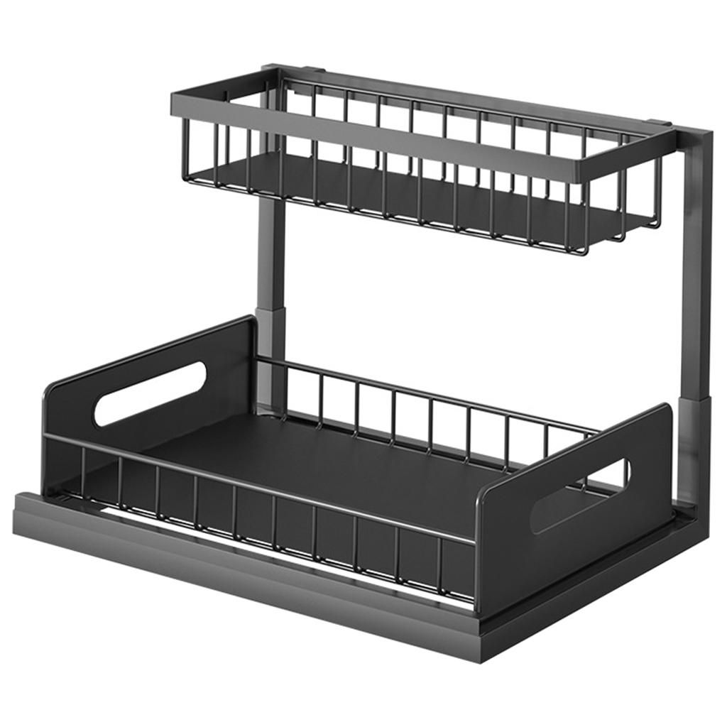 Slide Out Storage Shelves Cosmetics  Rack Pantry Storage For