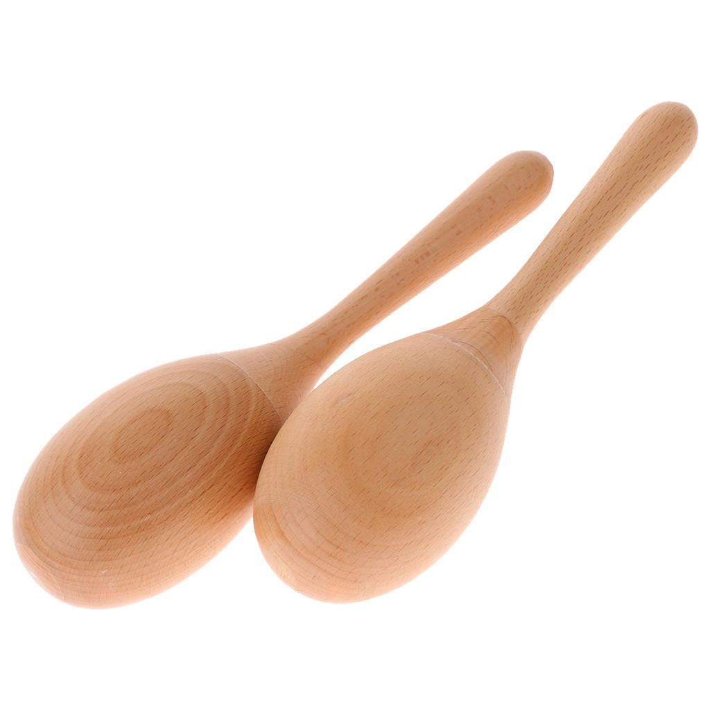 2pcs Wooden Hammer Rattle Ball For Babies, Kids, Children,
