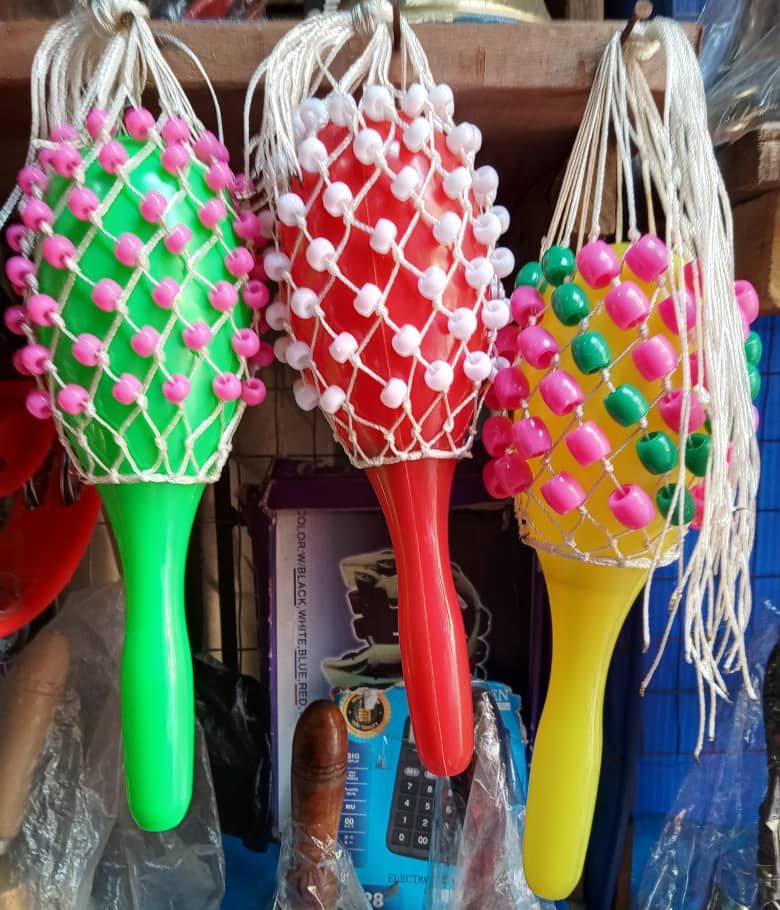 3 Maracas Musical Hand Instrument With Bead-Shake & Sound