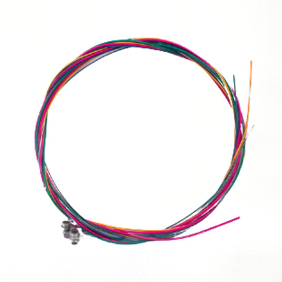 6 Pie Es Guitar Strings For Folk A Ousti  Guitar Sturdy Guitar Strings-colorful-7cm