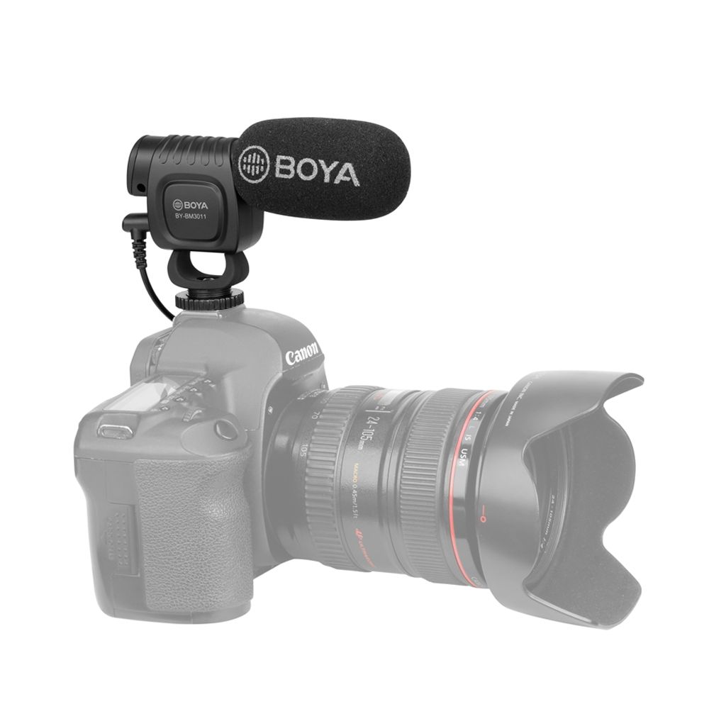 BOYA Portable Mini Condenser Live Show Video Recording Microphone For DSLR / Smart Phones