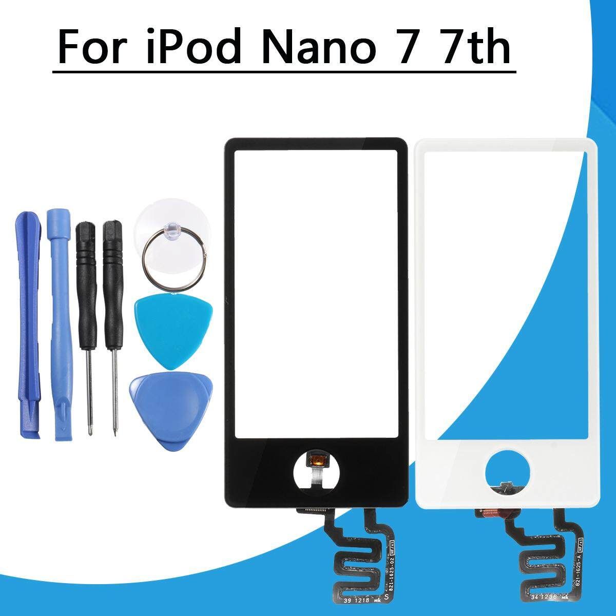 US Touch Screen Glass Len Digitizer Replace Part + Tools For IPod Nano 7 7th Black Black