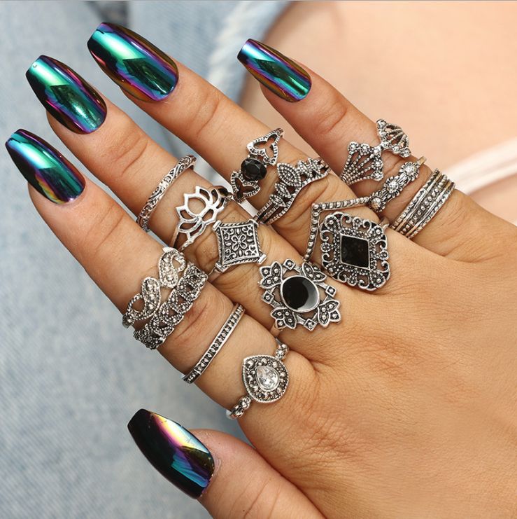 Knuckle Ring Set For Ladies