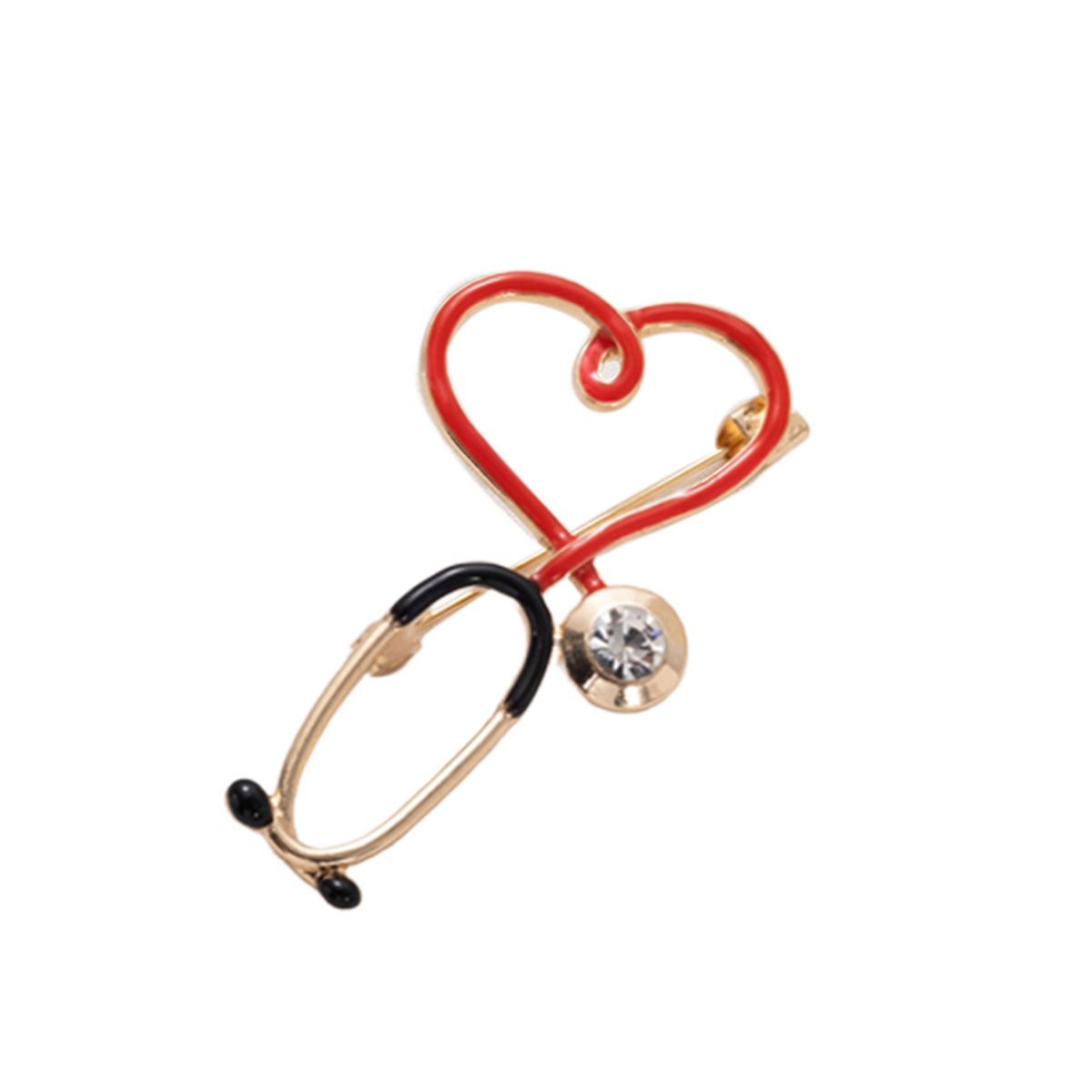 Cartoon Heart Brooch Pin Fashion Women Men Clothes Bags Decoration