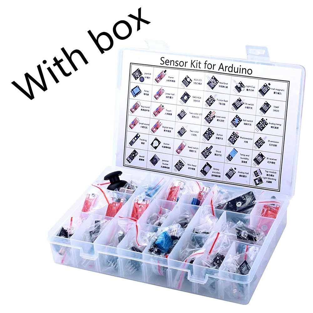 37 In 1 Sensor Module Board Set Kit For Arduino & MCU Education User For Arduino Starters DIY Raspberry Pi Mega2560 For UNO R3