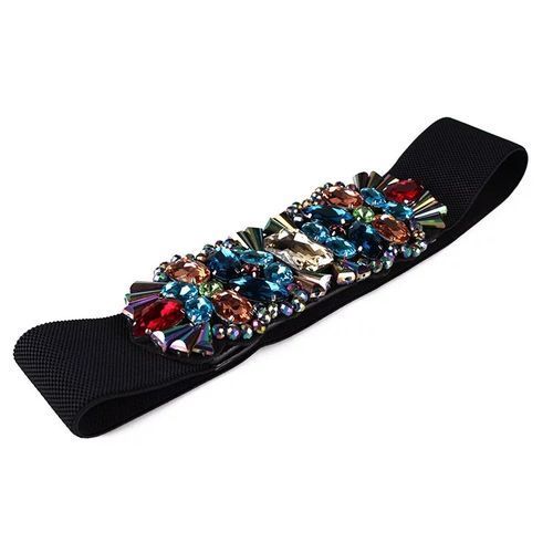 Rhinestone Abortion Tummy Elastic Belt