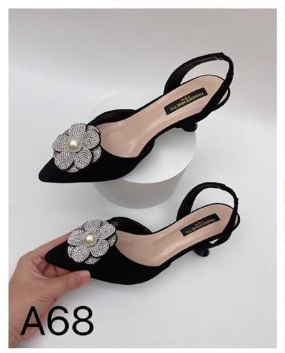 New Design Ladies Fashion Sandals-Black