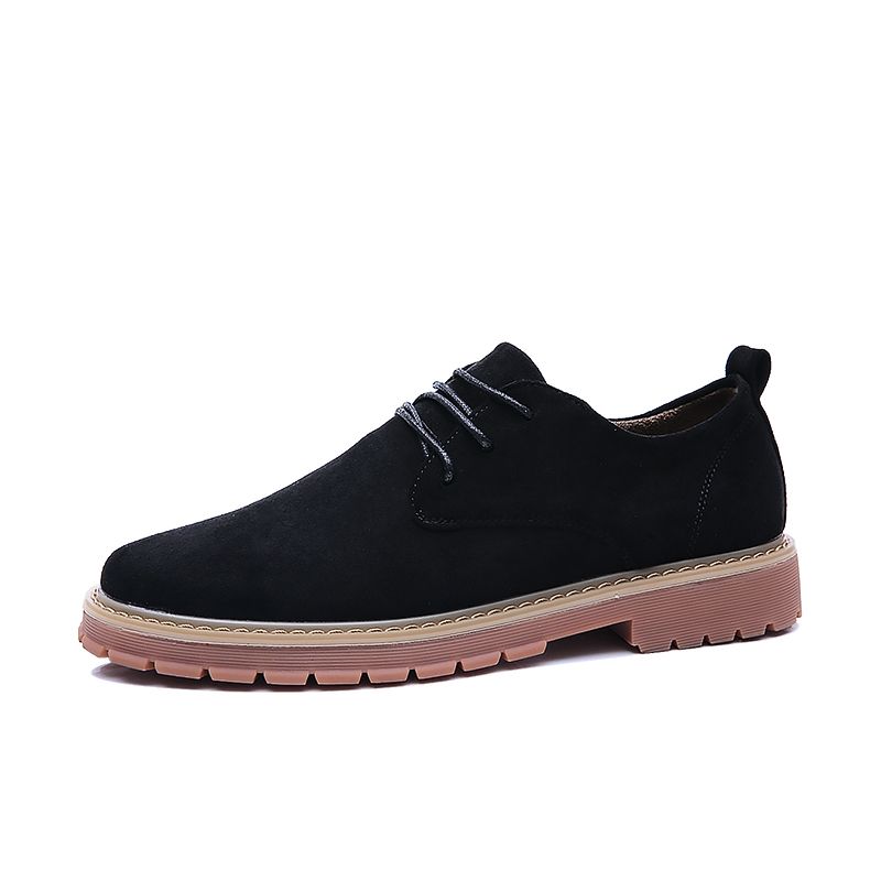Mens Martins Boots Ankle Low Casual Boots-Black