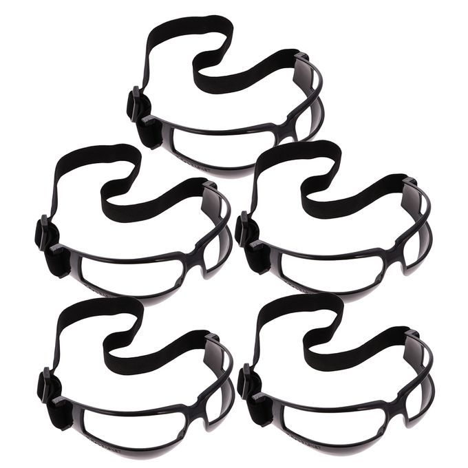 5Pcs Comfort Dribble Specs Glasses Eyewear For Basketball Black