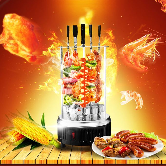 DIY Electric Smokeless  BBQ Kebab Grill Broil Machine
