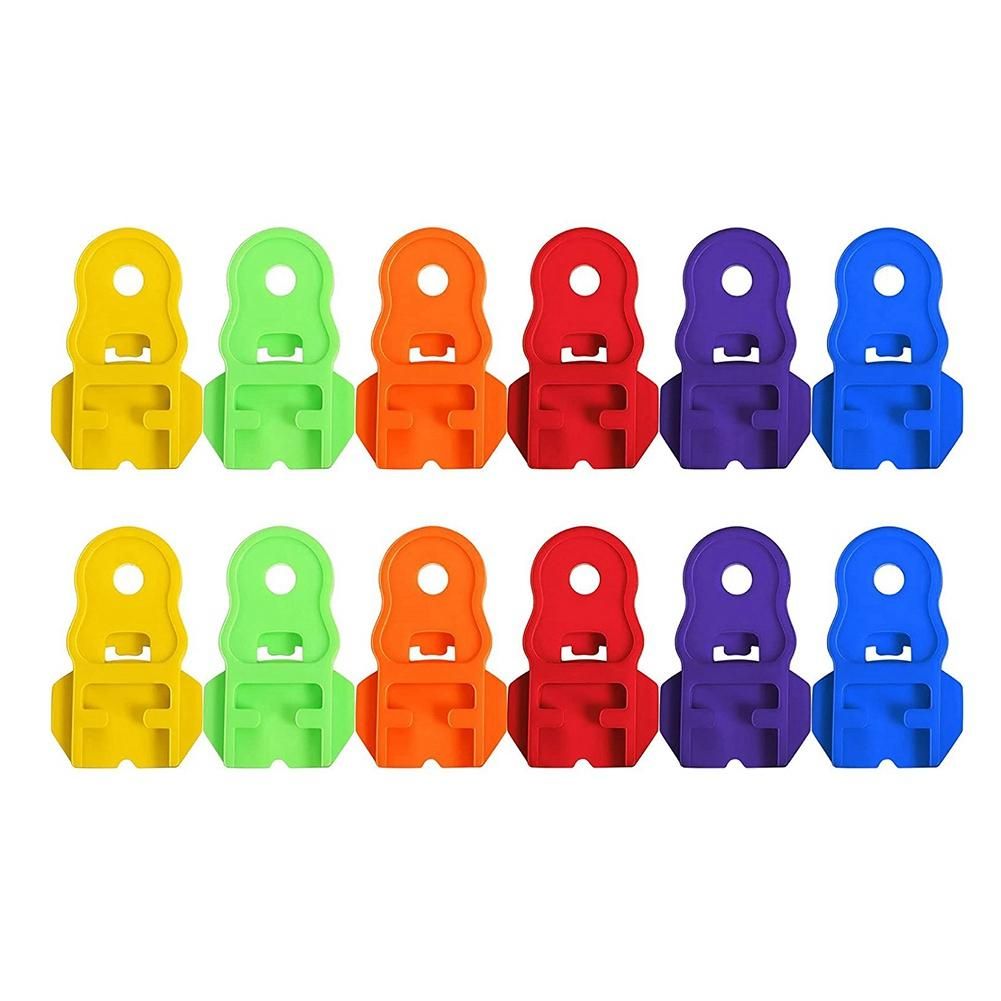 12 Pieces Color Manual Easy Can Opener  Premium Plastic Shields Tab Openers  Leakproof Soda Can Lids Soda Can Cover