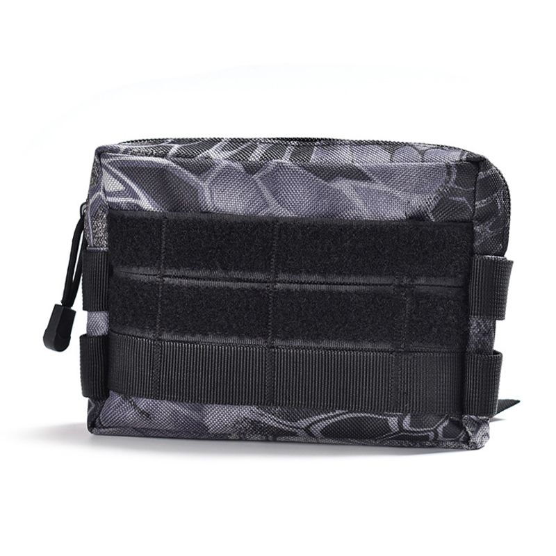 Utility Bag Organizer Mobile Phone Card Holder Bag Black Python