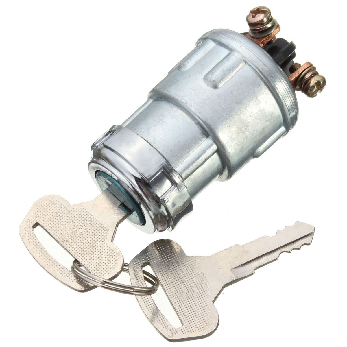 Universal Replacement Ignition Switch Lock Cylinder With Keys Tool For Car Auto