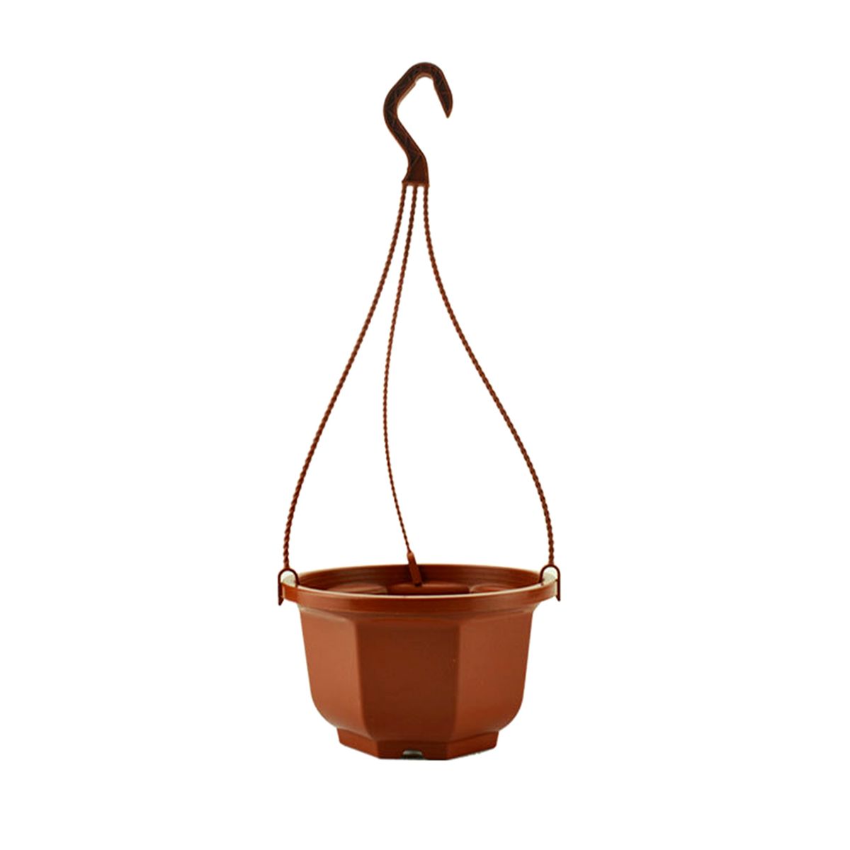 Flower Basket Reusable Heighten Plastic Hanging Planter-