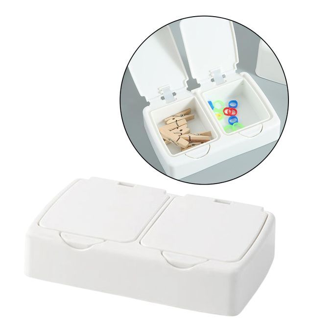 Household Table Sorting Box Small Articles Storage Box Tablet Double