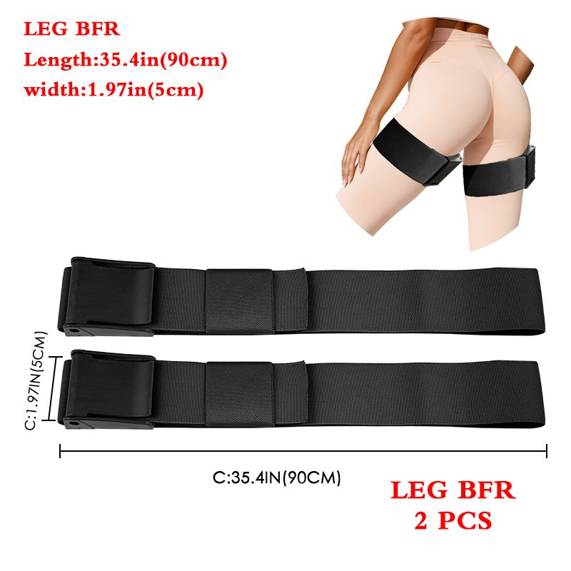 BFR Booty Bands Blood Flow Restriction Bands Resistance  Squat Thigh Glutes Hip-BFR BLACK LEG