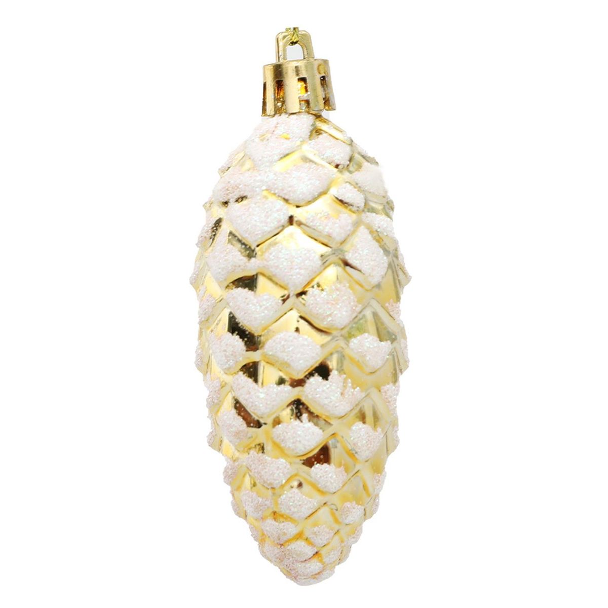 Christmas Hanging Pinecones Plastic Pinecone Balls Golden