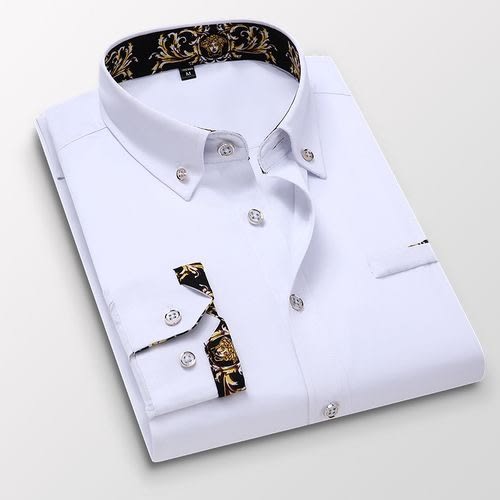 Men's High Quality Business Formal Office Shirts - White