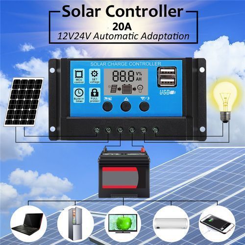 Solar Charge Controller 20A/12V/24V PWM