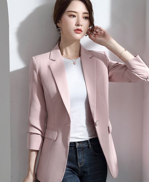 Office Lady Suit Slim Coat Business Office Work Suits Blazer