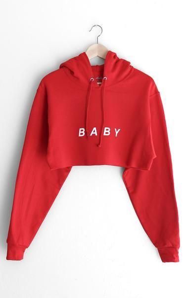 The Baby Classic Crop Top Hoodie