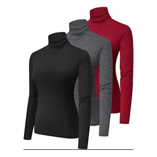 Female Turtle Neck Long Sleeve - 3 In 1