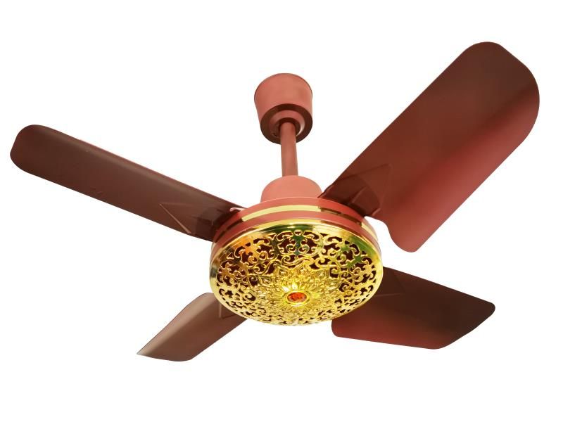 25'' Ceiling Fan With Four Blade - Brown