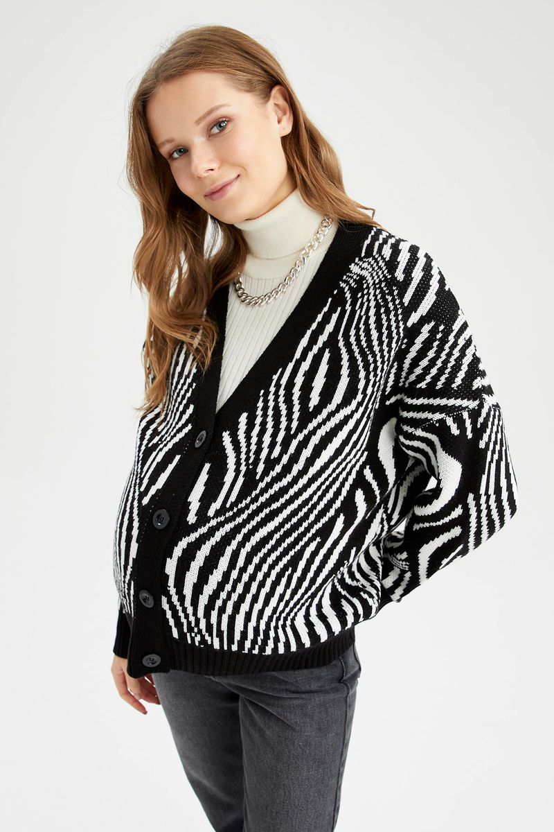Woman - Relax Fit Tricot Maternity Tops - Black