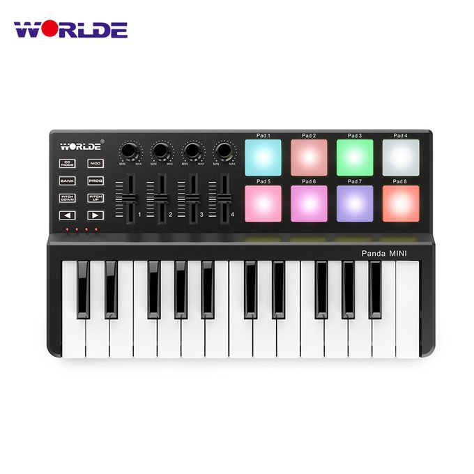 WORLDE MINI 25-Key MIDI Keyboard Controller