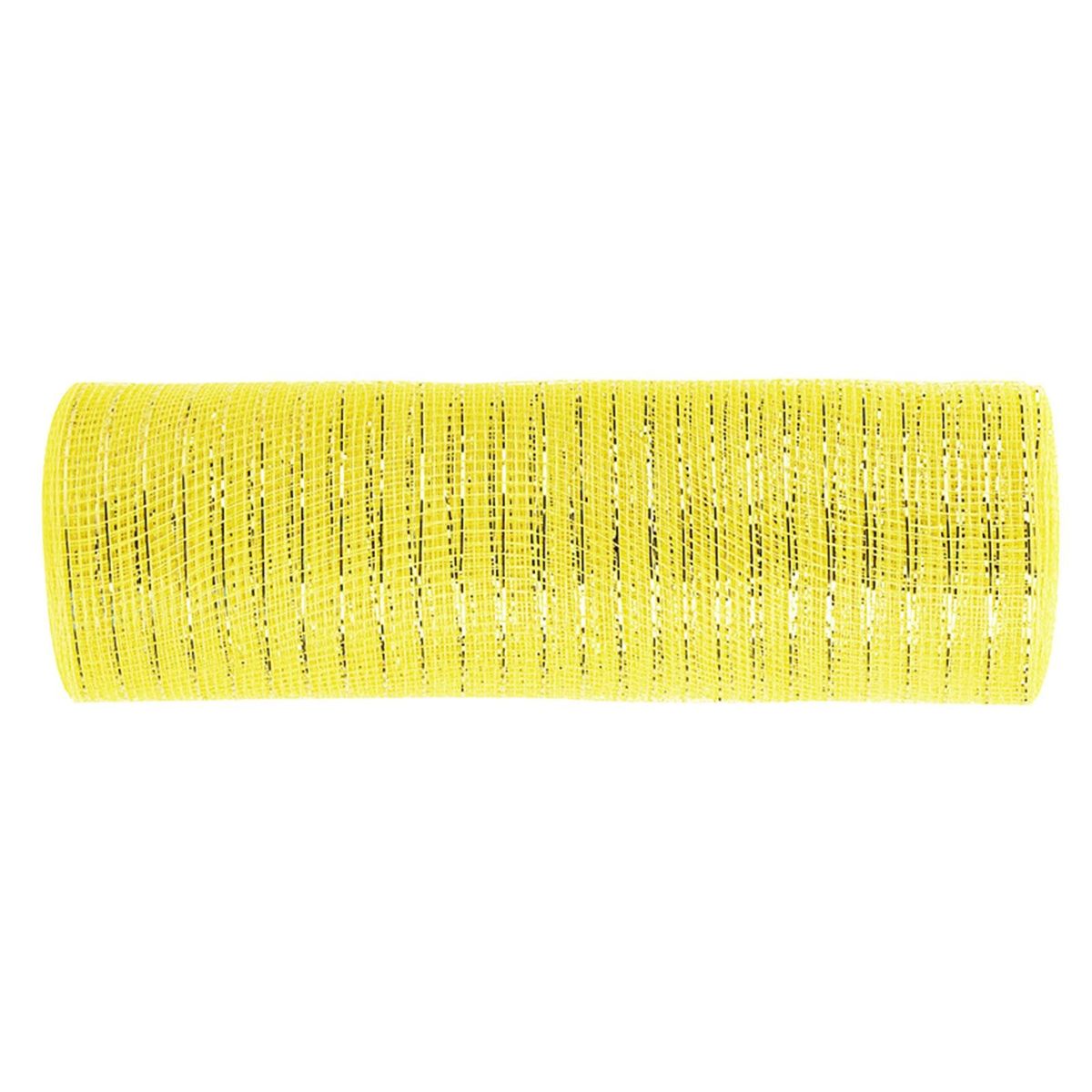 1 Roll Christmas Ribbon Xmas Tree Garland DIY Mesh Ribbon Webbing Home Decor Yellow