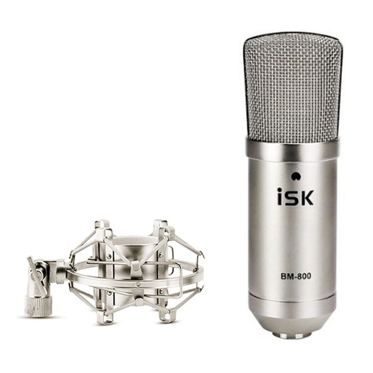 ISK BM-800 Sound Recording Microphone Condenser Mic For Studio And Broadcasting
