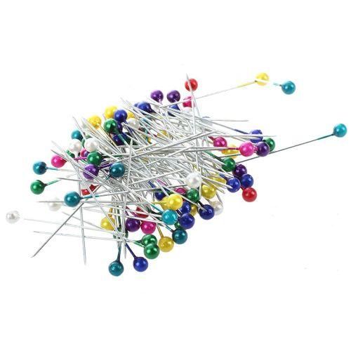 Multicolor Faux Pearl Bead Sewing Crafts Ball Head Pin