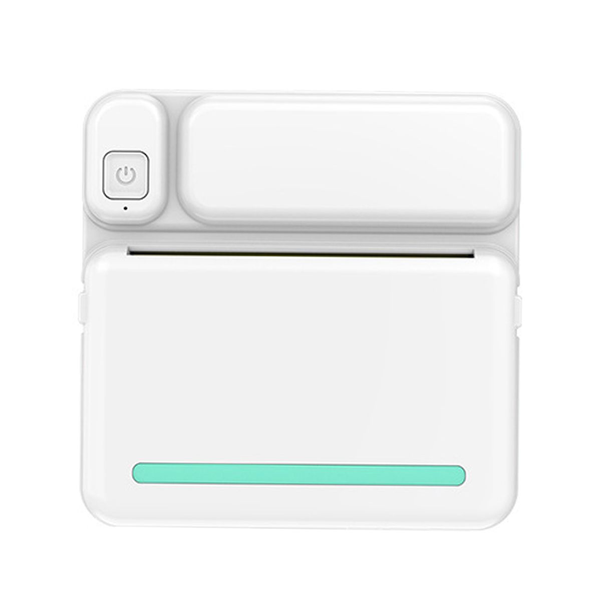 Pocket Printer Inkless Thermal Printing ABS Small Photo-Blue