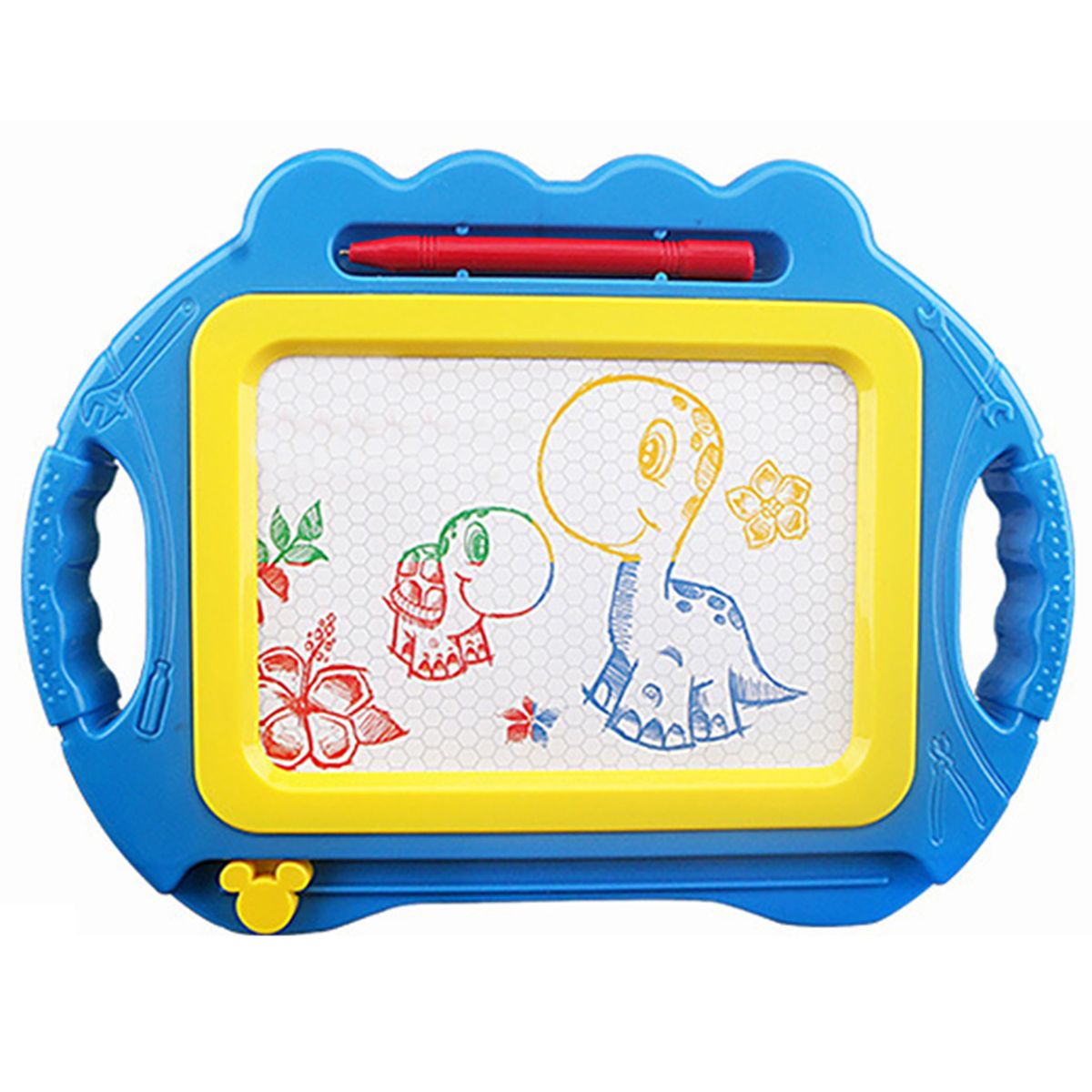 Educational Kids Doodle Toy Erasable Magnetic Drawing-Blue