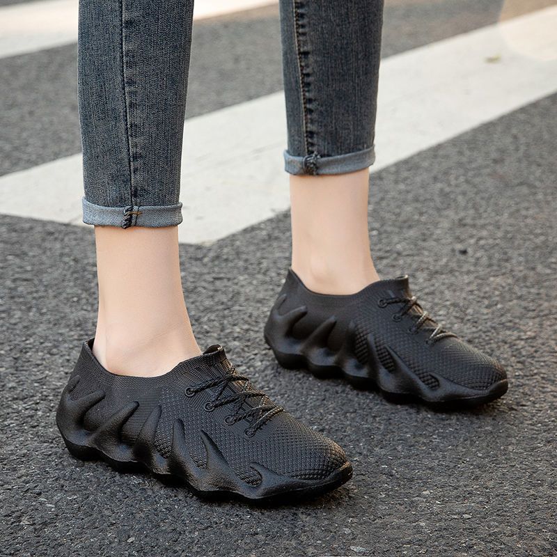 Rain Shoes Women's Rain Footwear Short Rubber Non-slip Waterproof Black