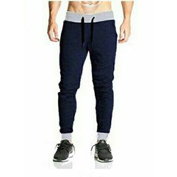 Men's Design Joggers Outfit- Black-Ash