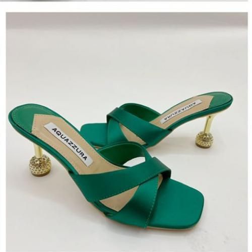 Ladies Fashion Heel Slippers