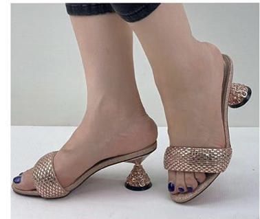 Ladies Sleek Comfortable Slippers For Women - Gold