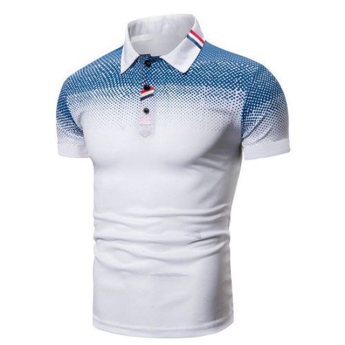 Men's Short Sleeve  Polo-White