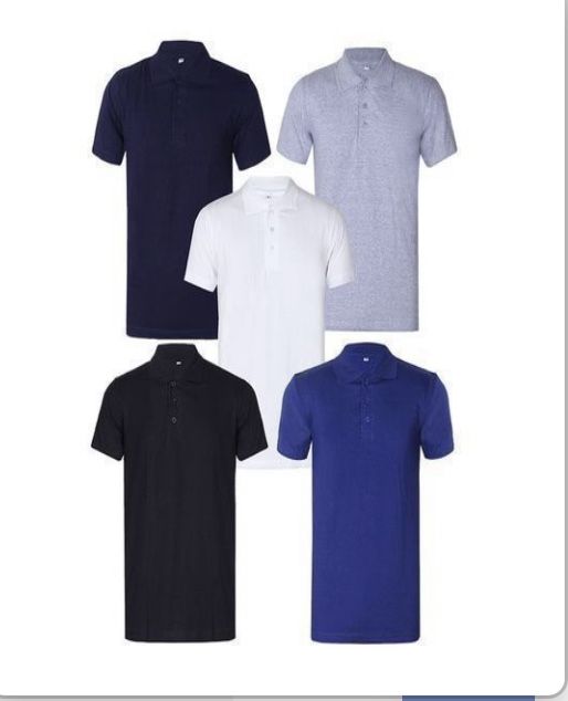 Five High Quality Plain Cotton T - Shirts