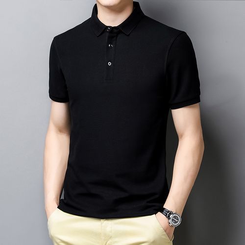 Mens High Quality Pure Cotton Shirt For Men Black