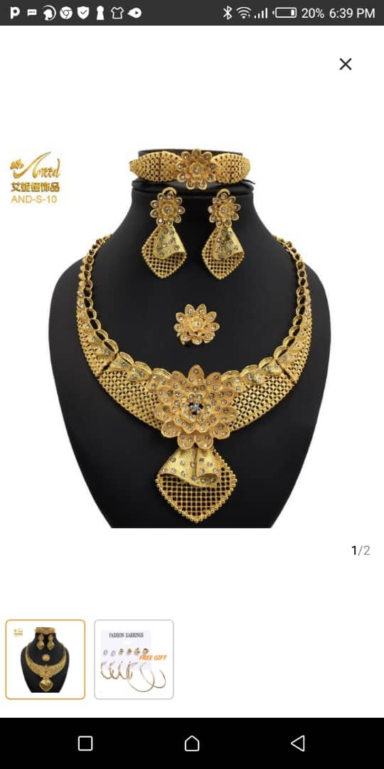 Ladies Jewelries Sets Necklace