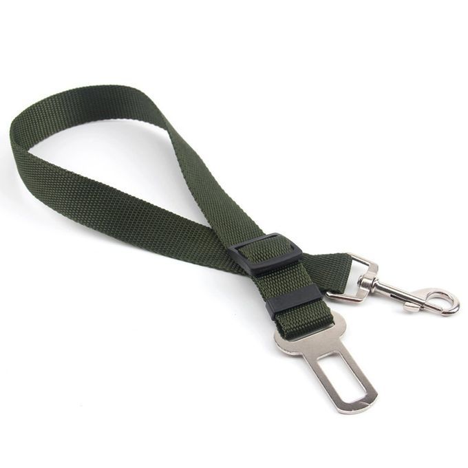 Adjustable Dog Pet Car Travel Vehicle Seat Safety Belt Clip Harness Leash Black