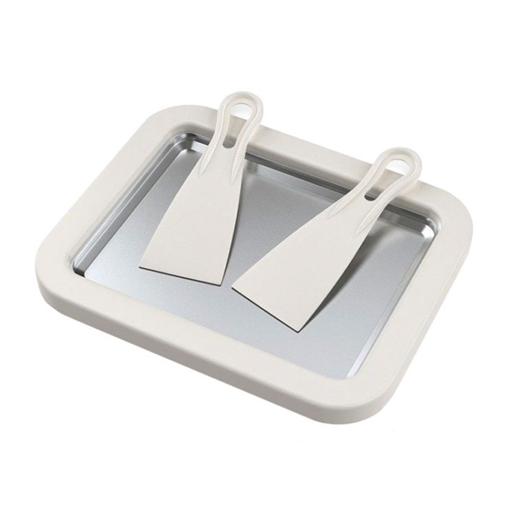 Fried Yogurt Hine Aluminum Alloy White 22.5x17.5cm