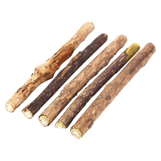 5Pcs Catnip Silvervine Sticks Natural Toothpaste Snack Molar Safe Toys