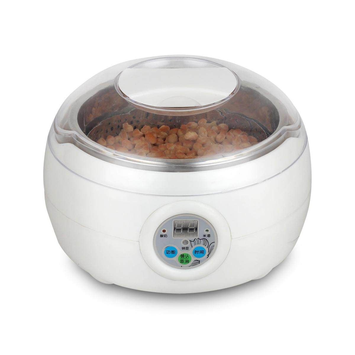 Electric Automatic Yoghurt Maker Rice Natto Cuisine Container 1.5L