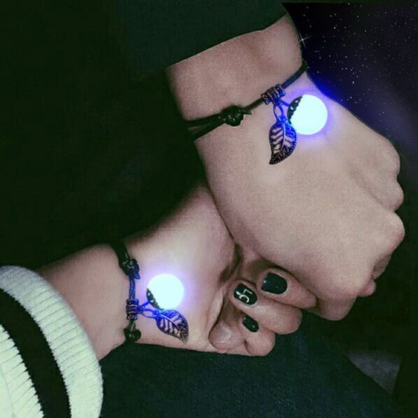 2021 Mens Luminous Bracelets 2in1 Couple Bracelet
