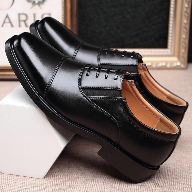 Corporate Men  Leather Outing Shoe- Black