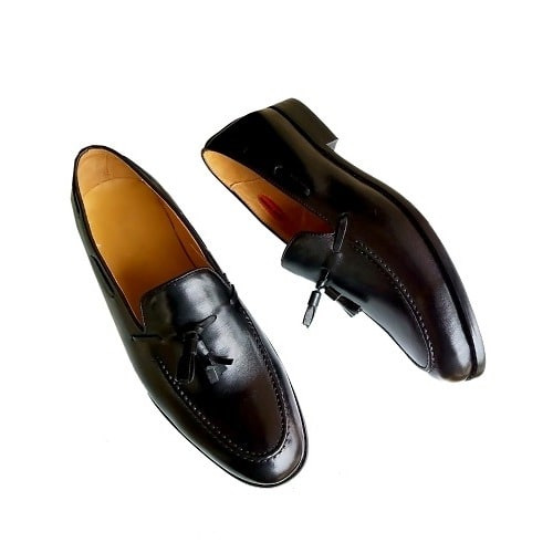 Black Tassel Loafers