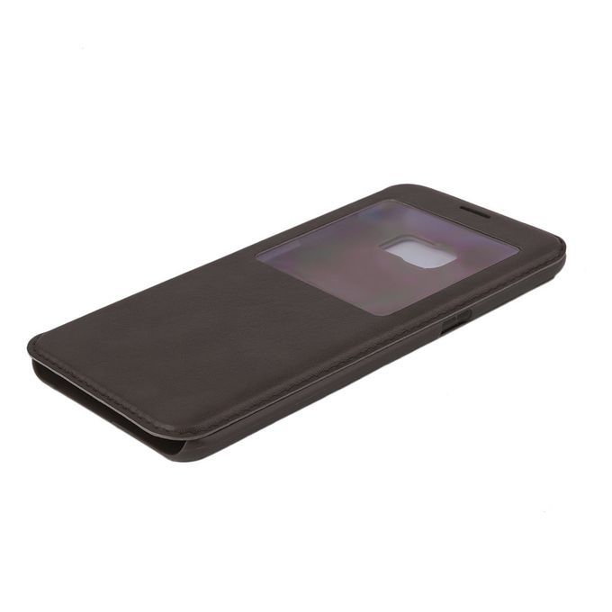 Ultra Thin Flip Type Phones Cover Suitable For Samsung Galaxy S6 Edge+Plus Brown